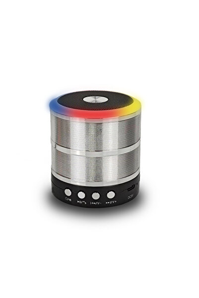 RTG WS887 Bluetooth Hoparlör RGB Işıklı USB SD Kart Aux Girişli Speaker