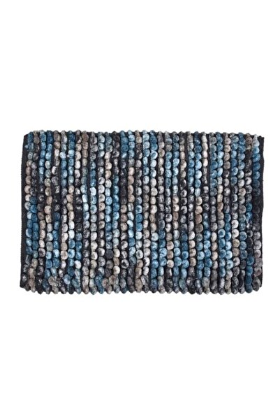 ANTBRO Covoraș de baie Antbro® din microfibră gri-albastru cu puncte în relie...