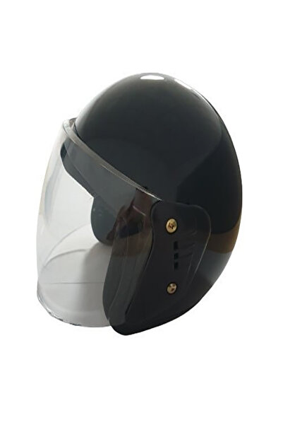 ARTEMİS Casca scuter, open face parasolar detasabil, negru lucios, marimea M (56-57cm)