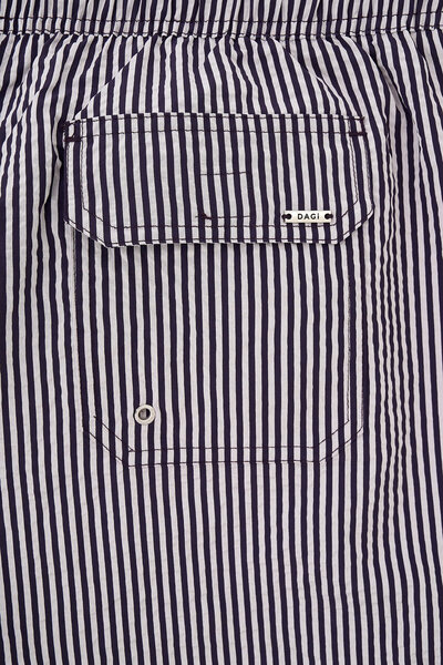 Eros Κοντό σορτς με ρίγες σε μπλε ναυτικό