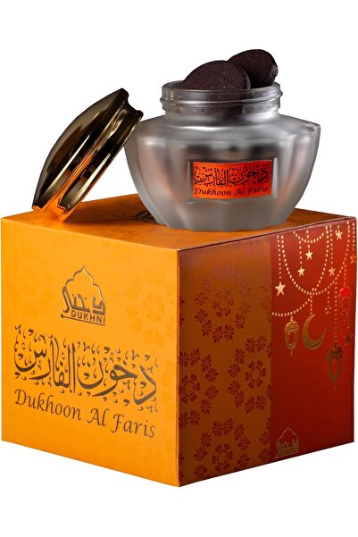dukhni دخون الفارس عود بخور - بخور عربي أصيل - جرة 40 جرام