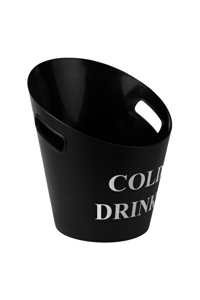 Maison du Paradis Black Plastic Ice Bucket Cold Drinks, Maison du Paradis, 28 x 30 x 33.5 cm
