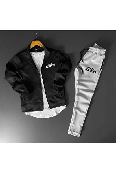 NOFLEN Set de trening ATHLETICS cu imprimeu Scuba, Top și Bottom