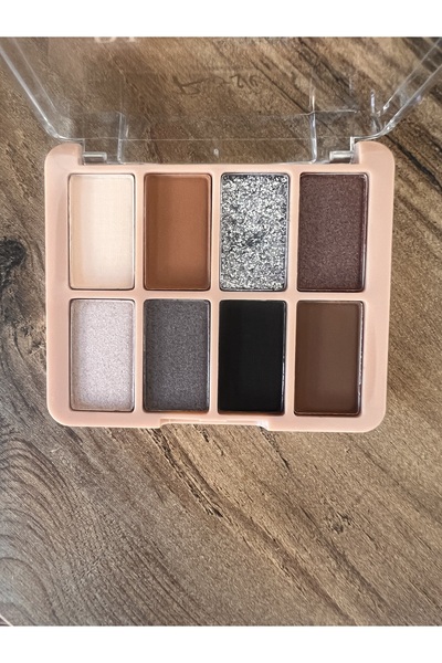 Rose 8’li göz farı mat ve ışıltı bir arada kahve tonları