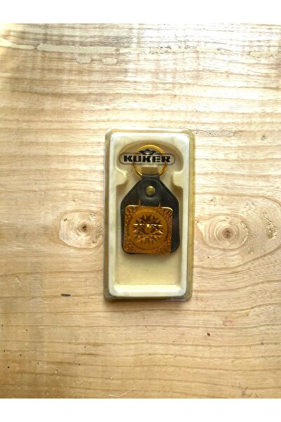 SANAT TACİRİ Vintage Keychain Gold Yellow Keychain Metal Keychain