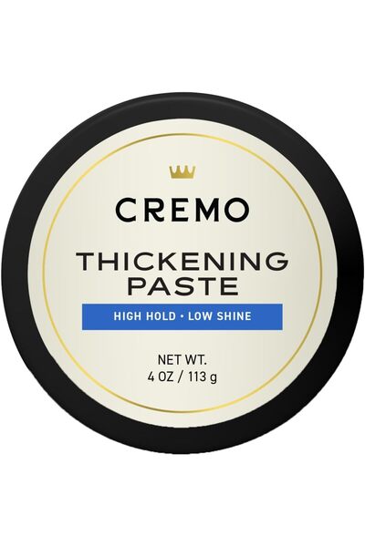 Cremo معجون تصفيف الشعر من باربر غريد، تثبيت عالي، لمعان منخفض، 4 أونصة