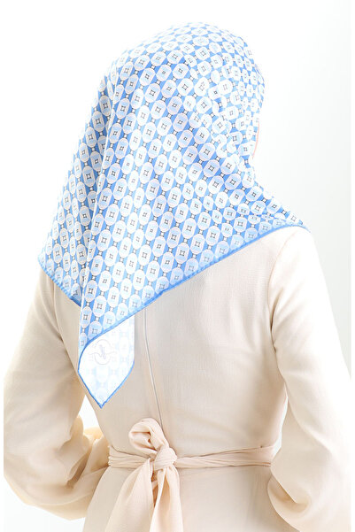 sefamerve Digital Rayon Scarf 70307-05 Indigo