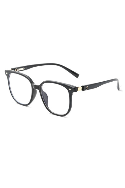 Angel Eyes Black Square Framed Blue Light Protection Unisex Computer Glasses