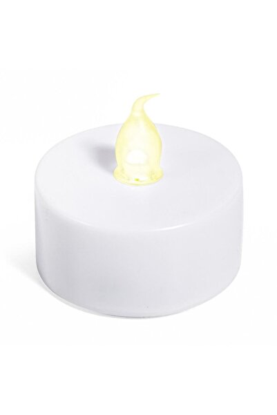offlimits Set of 6 White LED Electric Candles with Color Lights, DecorCasa, 5 x 5 cm