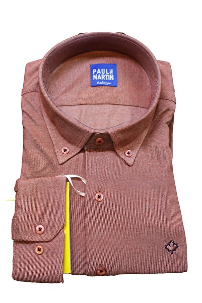 Paul Martin Men's Long Sleeve Knitted Shirt