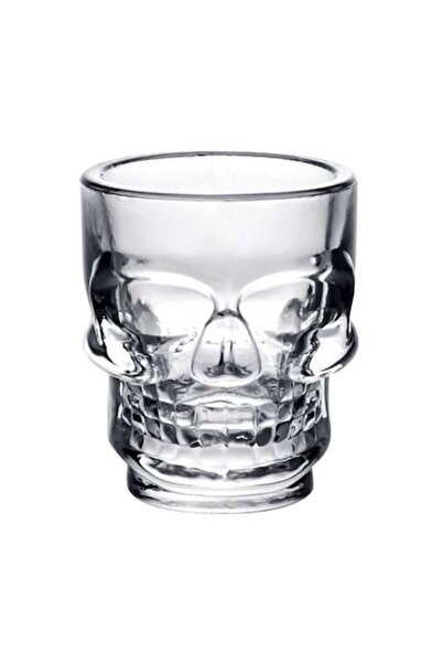 Topi Pahar de shot, model craniu, petrecere de Halloween, 50 ml, transparent