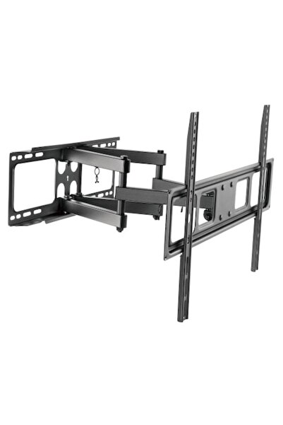 DECO Suport TV reglabil cu brațe, 42 x 65,5 x 46,4 cm, Metal, 94 - 178 cm, 40 kg, Negru