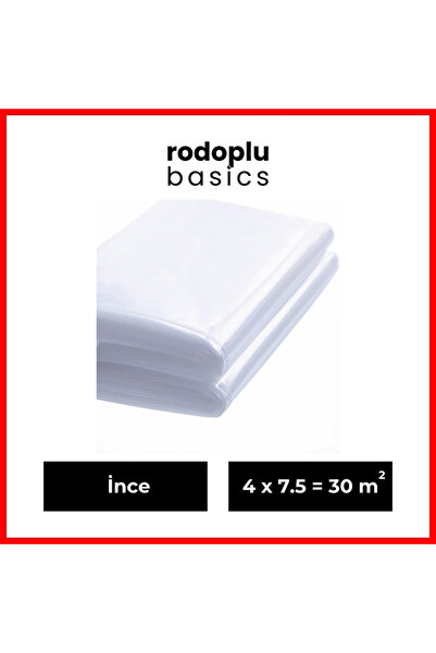 shop Rodoplu Basics Hışır Örtü, Naylon, Boya Badana ve Taşıma, İnce, 30 m²