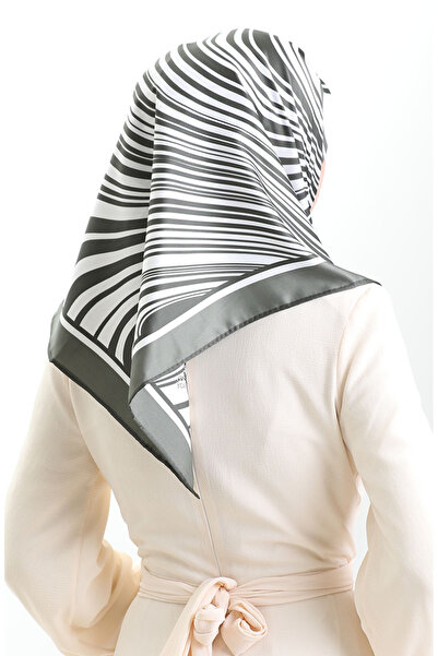 sefamerve Ψηφιακό Φουλάρι Ραγιόν 70301-07 Χακί