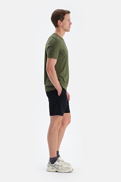 Eros Modal Scuba Shorts with Black Pockets and Lanyard