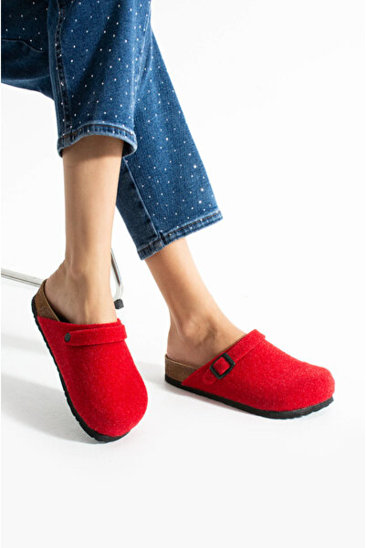 Cozi company Women's Cork Sole Orthopedic Felted Winter Closed-Front Sabo Daily Comfortable House Slippers