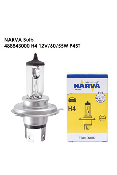 Narva Oto Far Lamba Ampulü Tırnaklı H4 12V/60/55W P45T (488843000)