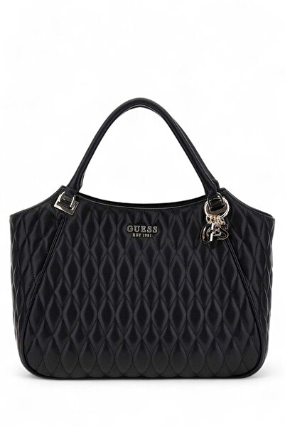 Guess حقيبة كتف نسائية سوداء من فاﻻ طراز HWQG8122220