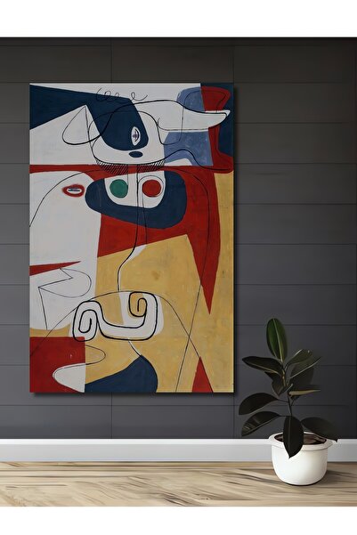 Teona Ahşap Tablou decorativ din lemn dreptunghiular amestec de forme abstracte