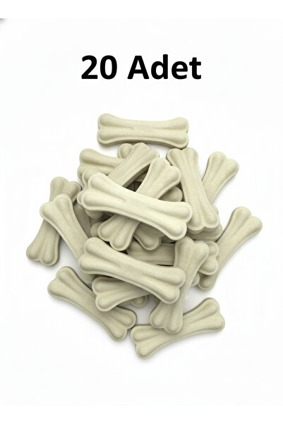 Tasma Market 20 Adet 5 cm Naturel Pres Sığır Derisi Köpek Ödül Kemiği – Küçük Irk ve Yavru