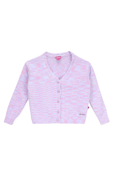 Barbie Çok Renkli Kız Çocuk Hırka BRB5WG-HRK6647