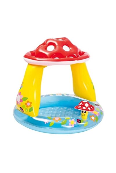 Topi Inflatable baby pool with sunshade, 100x85 cm, multicolor