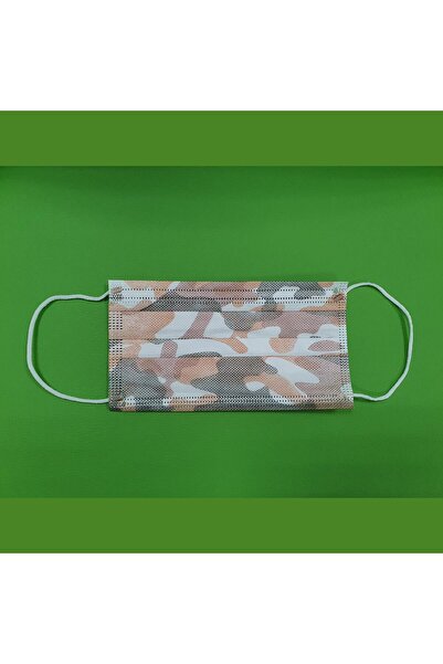 Treat Camouflage 3-Ply Disposable Medical Masks for Adults - 50 Pack, Type I, Hypoallergenic, BFE ≥95%