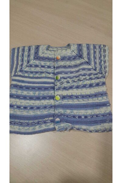 Papatyam Hand Knitted Crochet Baby Vest Handcrafted Baby Kids Knitted Vest//Knitted with Nako Yarn