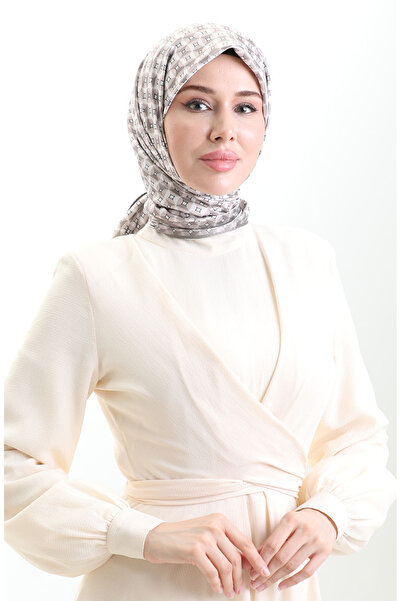 sefamerve Digital Rayon Scarf 70307-12 Mink