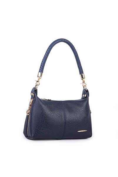 Nas Bag Kadın Mini Omuz ve Çapraz Çanta Örgülü Askılı (en: 23 cm , boy: 14 cm...