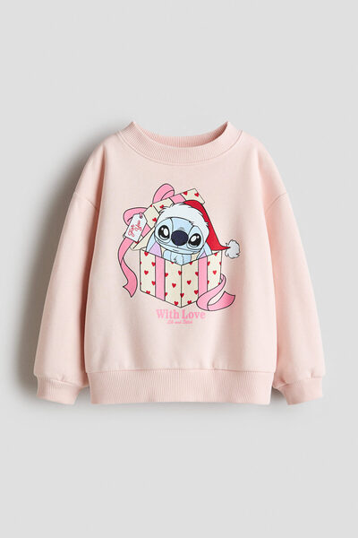 H&M Baskı Motifli Sweatshirt