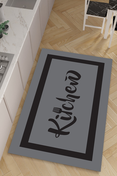 HalıOnline Dijital Baskılı Makinede Yıkanabilir Antialerjik Kaymaz Leke Tutma...