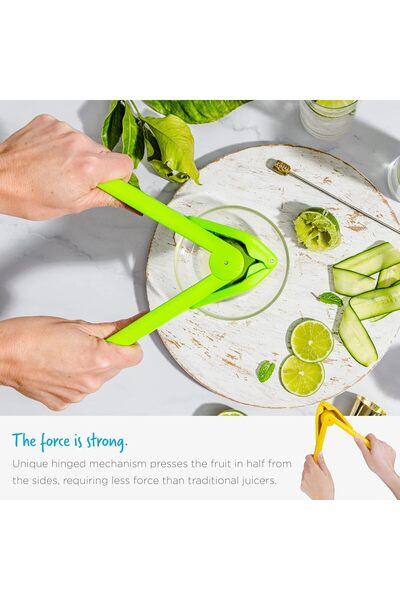 Dreamfarm Evrekala Tangerine Juicer Lime and Mandarin Juicer 23 cm Green