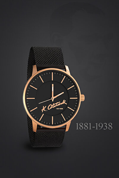 G Sport POLO Mustafa Kemal Atatürk Unisex Wristwatch with Wicker Cord (Special for 10Th of August)
