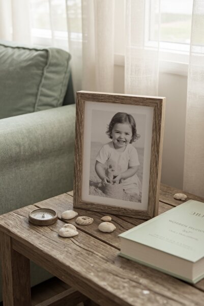 EMORES EMNASA ΞΥΛΙΝΗ ΘΗΚΗ ΜΕ ΓΥΑΛΙ ΣΤΗΝ ΠΡΟΣΟΨΗ, ΣΕΤ 4 ΤΕΜΑΧΙΩΝ, 18Χ13 ΔΙΑΚΟΣ...