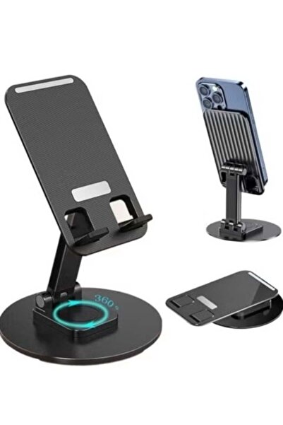 OALE Trendify Foldable Adjustable Phone Stand | 360° Rotation, Height Adjusta...