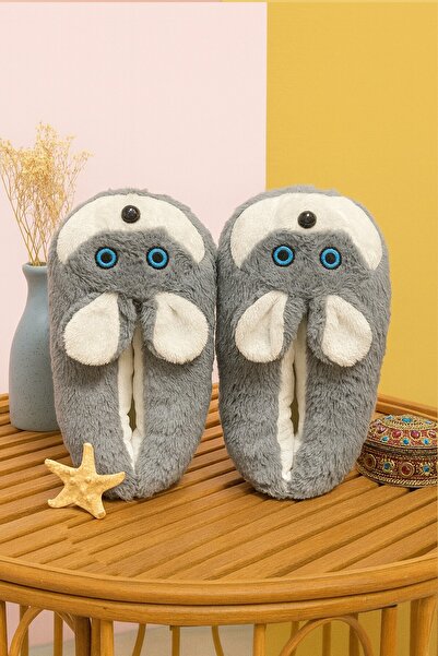 Moda Frato HAMSTER Плюшени унисекс пантофи с животински мотиви Puffy