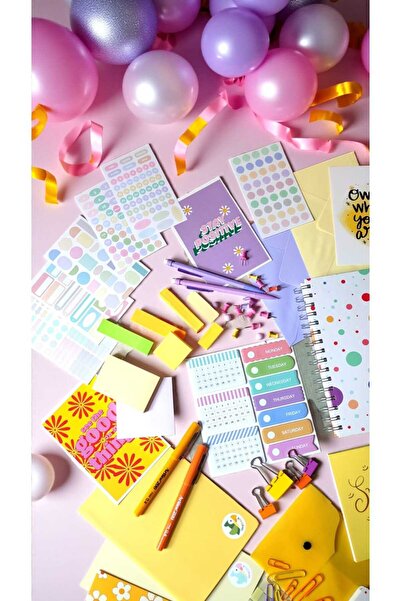 Uzimi Concept Store UZİMİ SUNNY BOX (Tarihsiz Planner/Ajanda ve Kırtasiye Seti)