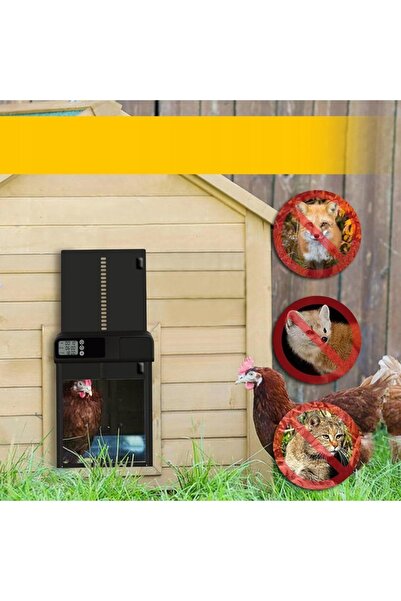 zola Usa automata pentru cotet gain, afisaj LED, IP45, senzor, aluminiu, baterii, 33 x 26 cm, neagra