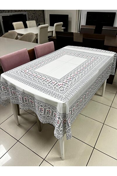 GÜNEYKUMAŞ غطاء طاولة طباعة رقمية مقاوم للبقع 140×180