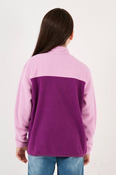 Lela Soft Textured Half Zip Color Block Stand Collar 2-Pack Fleece Children's Polar 5905004S2