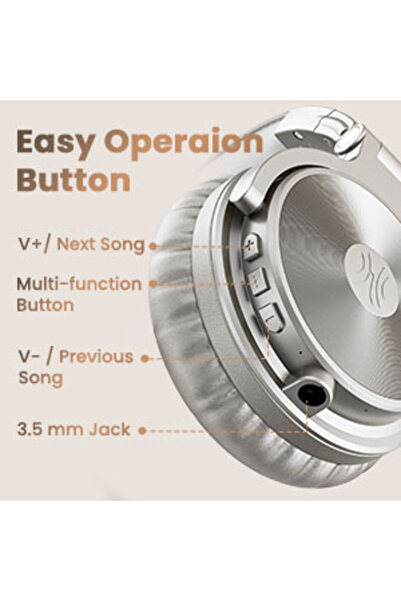Oneodio Pro C Wireless Headphones Silver