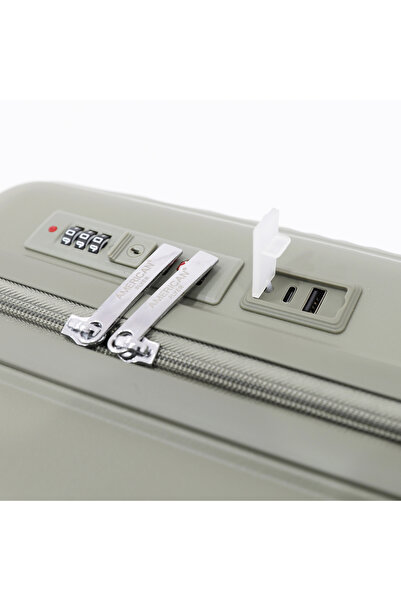 AMERICAN FLYER Hardshell PP Luggage Trolley Bag 20 inch Cabin Size With Double Spinner Wheels