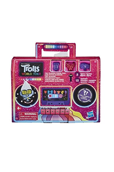 Trolls Set of 2 Tiny Dancers figurines, with 12 accessories, 4 years+, Multicolor, 3 cm