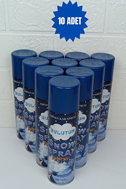 AZREN STORE 10 Adet 200ml Eriyen Kar Spreyi Iz Yapmaz Leke Tutmaz,Kına Düğün ...