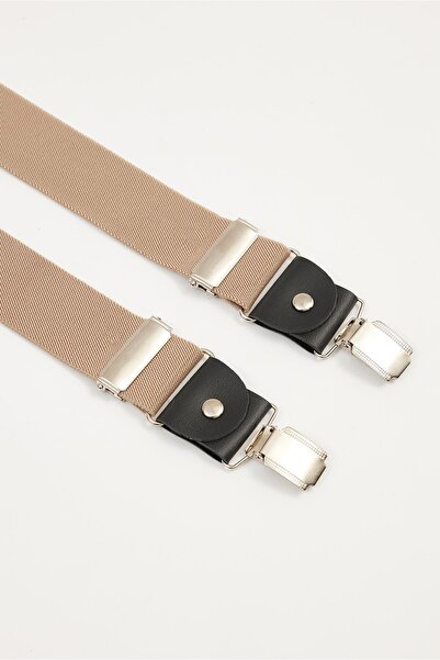 Tudors Erkek Pantolon Bej Askısı