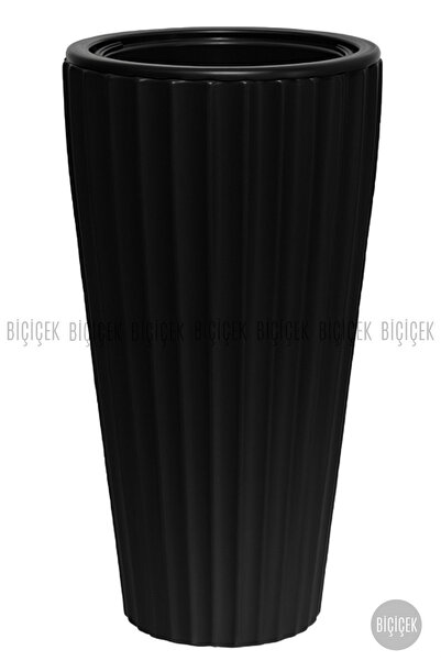 BİÇİÇEK Lilyum Vazo Saksı 58-70 CM ve İç Kova Dahil