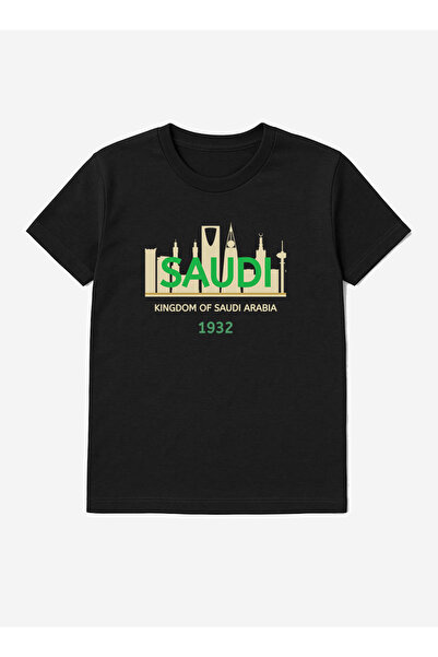 LOWHA Cotton T-Shirt for Saudi National Day or Everyday Saudi Pride Wear for Women & Men