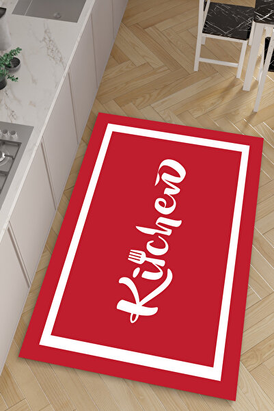 HalıOnline Dijital Baskılı Makinede Yıkanabilir Antialerjik Kaymaz Leke Tutma...