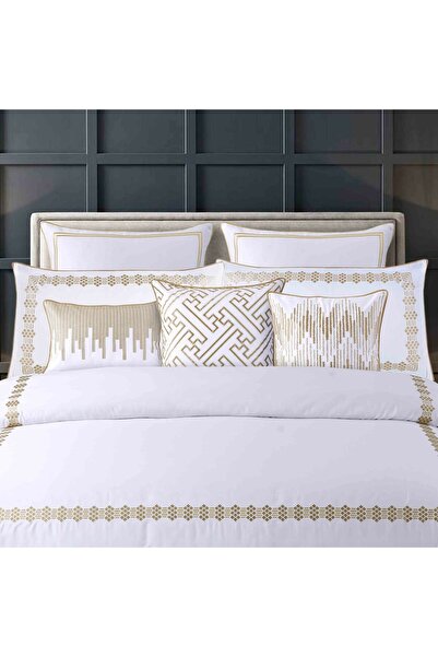 Orange Bed & Bath Zellige | 100% Cotton Double 11-Piece Duvet Set